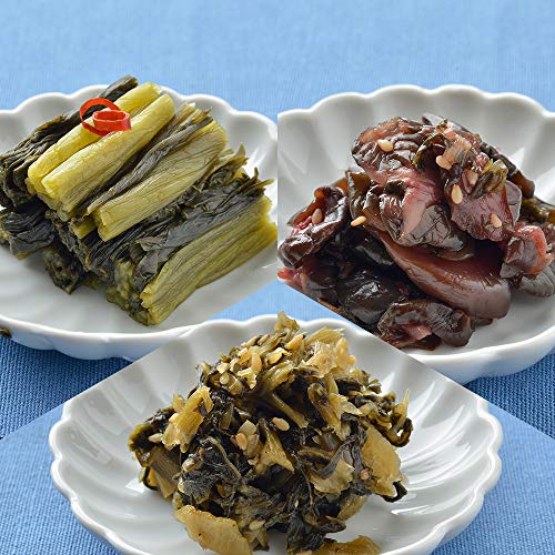 本漬広島菜 安芸しば漬 広島菜油いため 厳選オススメ 3種詰め合わせ