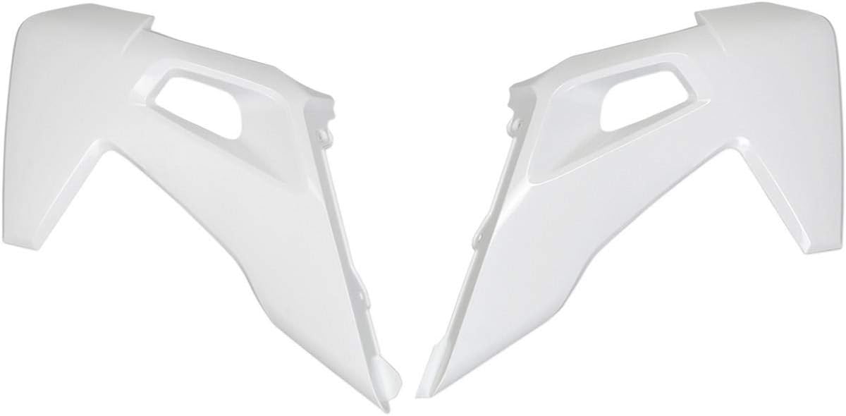 Ufo Plastics Husq Fc/Tc 125-450 Radiator Cover Wht Hu03390-041 New