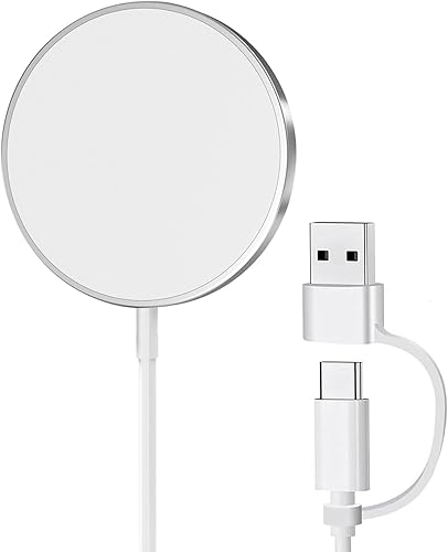 Miniatura 13 de Cargador MagSafe de 15 W, almohadilla de carga inalámbrica magnética para iPhone 17 16 15 14 13 12 Air Pro Max Plus mini/AirPods 2 3 Pro, cargador