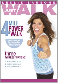 DVD Leslie Sansone: 4 Mile Power Walk Book