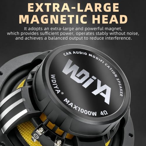 Image of 6.5 Inch Car Speakers 1000W Glass Fiber Cone Woofer 6.5 inch Speaker Car Audio