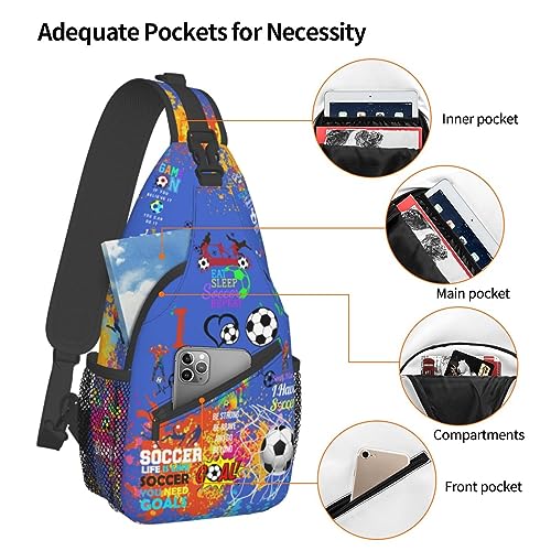 Image of Baseball Sling Backpack - Crossbody Shoulder Bag for Men & Women