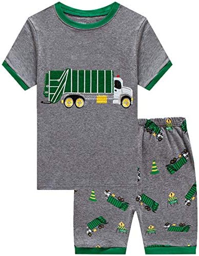 Little betyCotton Pajamas Boys Summer Shorts Sets Toddler Boys Pjs Kids Sleepwear 18Months-12Years