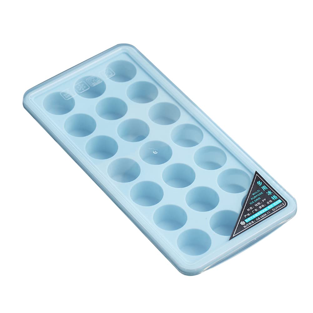 VALINK Silicone Ice Cube Trays, Silicone Mold Ice Cubes Tray 21 Cavity Kitchen Tool Portable Home DIY Moulds
