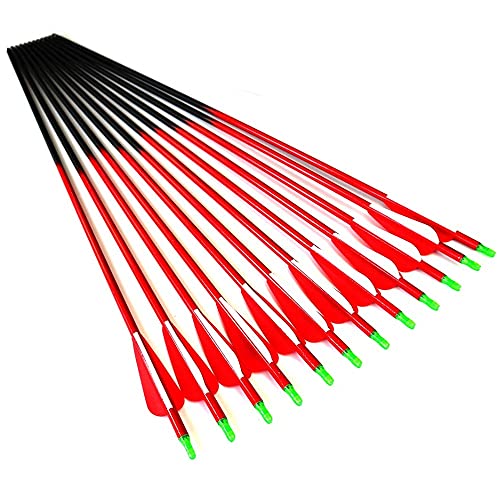 Flèche carbone spine 700 ID 6.2mm pour tir à l'arc classique et poulies