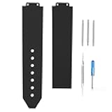 Women Rubber Watch Band Without Buckle Compatible for Hublot Ladies 13mmx 20mmx 18mm Silicone Strap Replacement for men and women wirst watchband