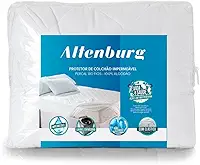 Protetor de Colchão Percal 180 fios Antimicrobiano - Queen Altenburg Percal 180 fios Branco Queen Tecido 100% Algodão/Tecido Impermeabilizado 100% Poliester