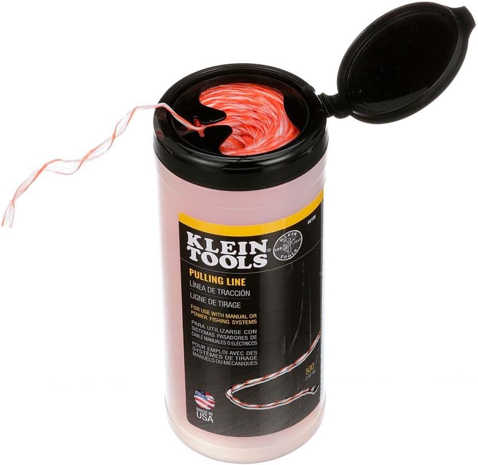 Klein Tools Poly Pull Line with Orange Tracer 500-Feet