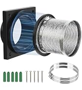 Magnetic Dryer Vent Coupling Kit, Airtight Seal Strong Magnetic Dryer Vent Connector, Quick Conne...