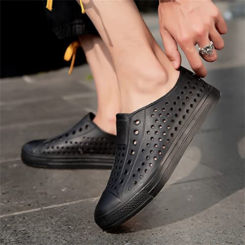 Unisex Sandals Sandals Hollow Out Breathable Beach Slippers Man Flip Flops EVA Massage Slippers(OneColor,41 Code)4