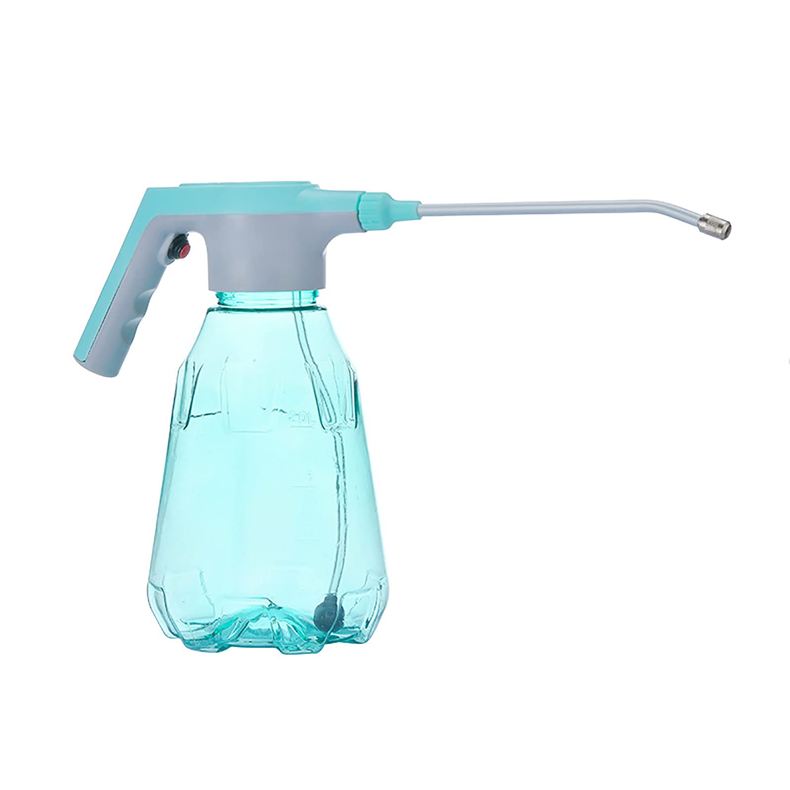 Pulvérisateur d'eau électrique de jardin en verre avec pompe supérieure et long bec USB 2 l Vert transparent
