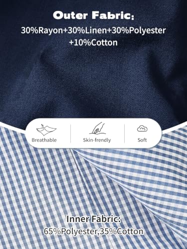 Image of Volunboy Toddler Suit Baby Boy 3 Piece Linen Tuxedo 18M-5T