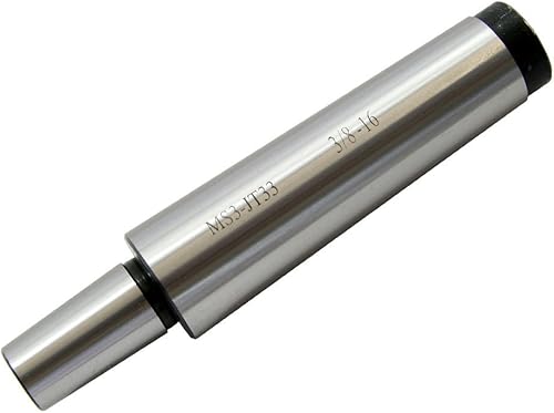 Taladro Chuck Arbor, barra de tracción 3MT a 33JT, utiliza una barra de tracción con una rosca de 38"-16, LittleMachineShop.com (1806)