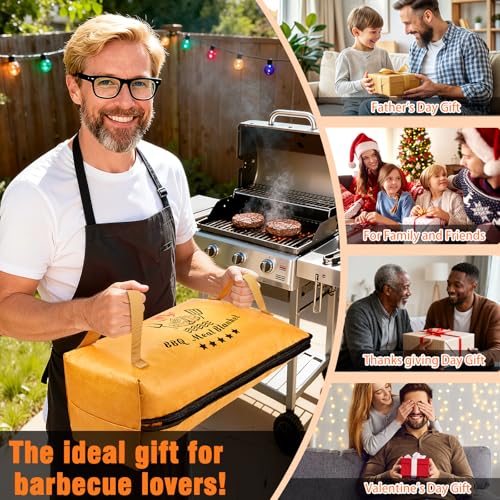 Image of 21in BBQ Blanket for Resting Meat, Thermal Insulated Smoked Meat Bag for Turkey, Beef, Brisket and Pork Shoulder, Portable Outdoor Camping Picnic Kitchen Supplies, Ideal Gift for Men