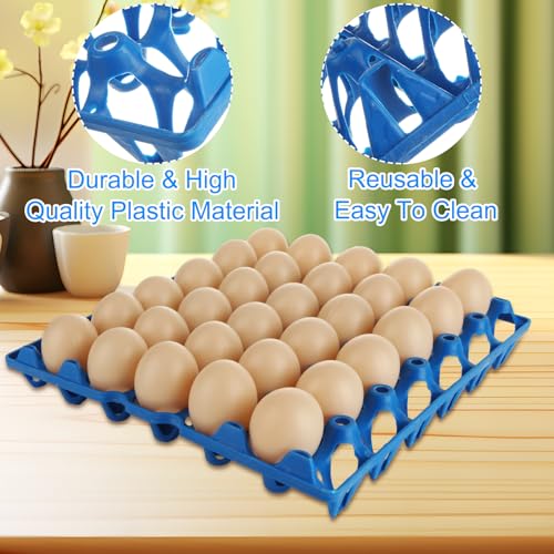 Emballage à œufs robuste DAJAVE en plastique rigide lavable et empilable - 4