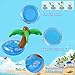 nflatable Drink Floaties Holder,Pool Drink Floats for Adults,Floating Wine Solo Cups Beverage Beer Soda for Swimming Pool Party,Barbie Floaties for Dolls(3 Coconut Trees and 3 Drinking Straws)