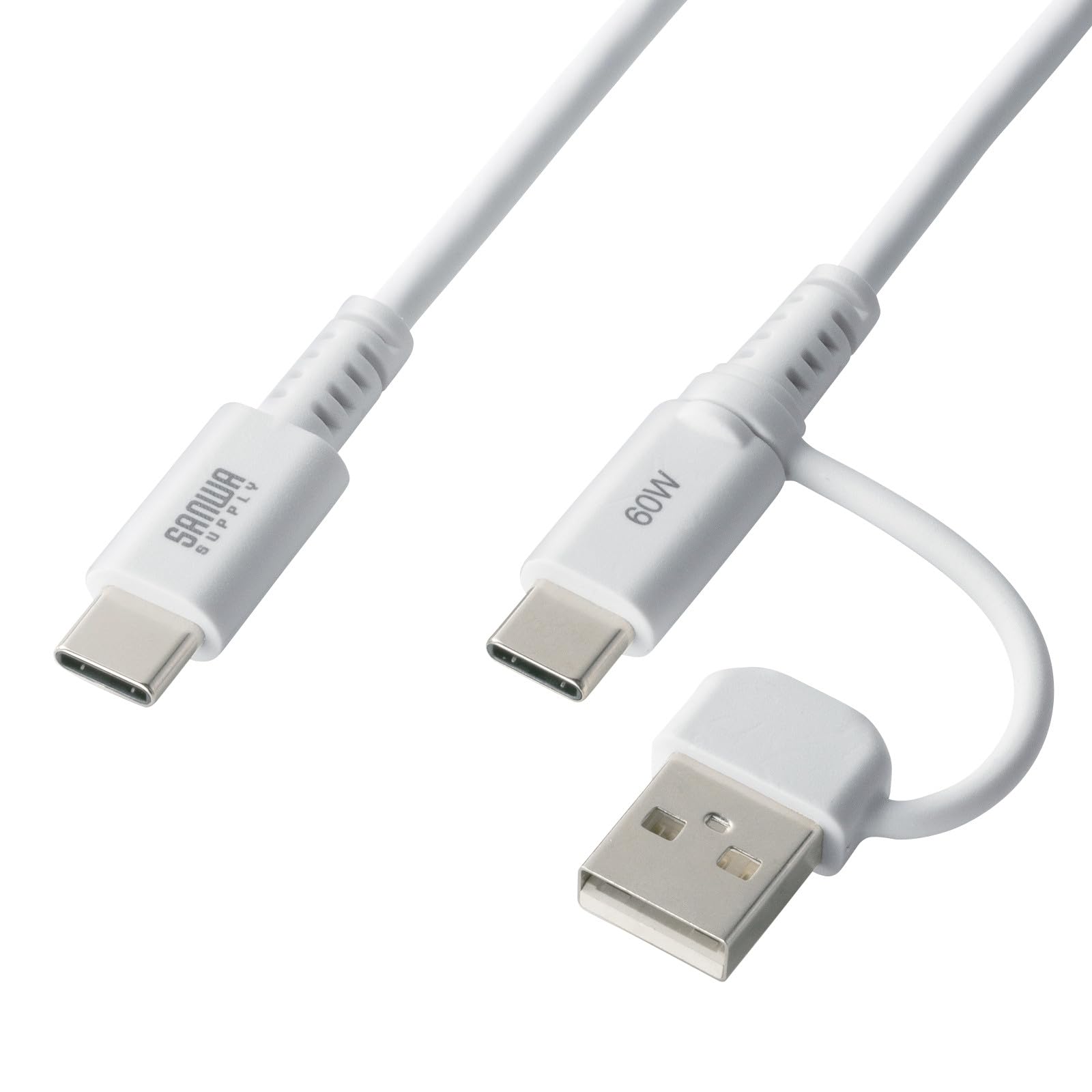 Amazon.co.jp: サンワサプライ USB2.0Type-Cケーブル（CtoA変換
