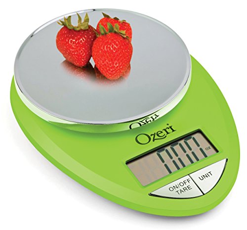 Ozeri Pro Digital Kitchen Food Scale, 1g/12 lb, Lime Green