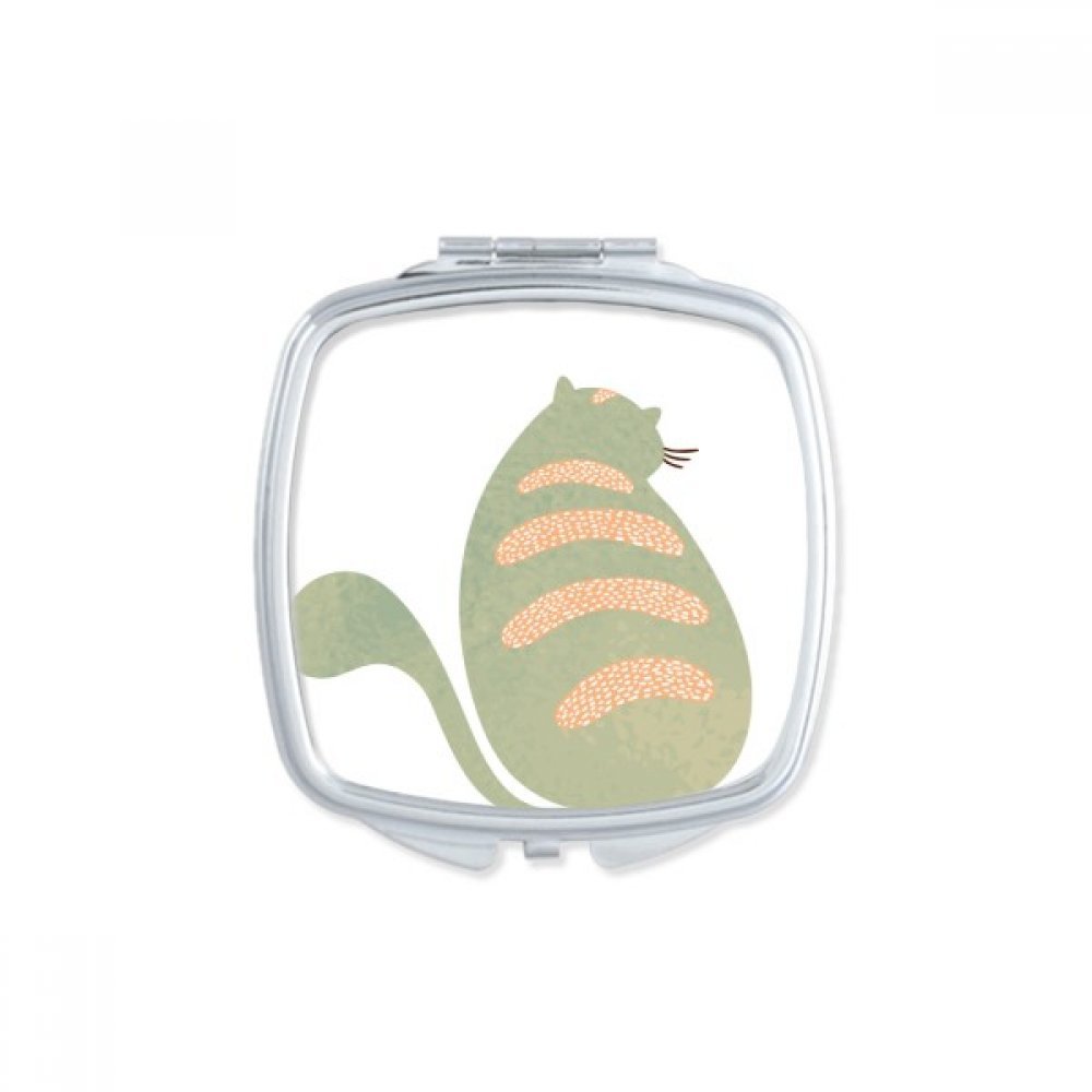 Miroir de poche chat mignon pour retouches maquillage nomade