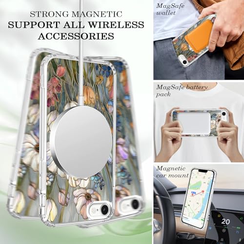 Coque iPhone 17e antichoc fleur pour éviter les rayures et chutes du quotidien