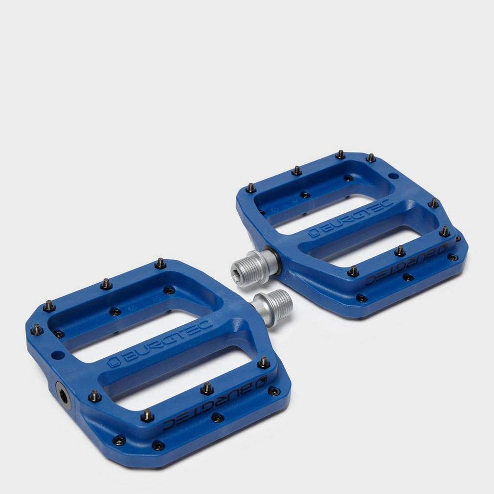 Burgtec MK4 Composite Flat Pedals Deep Blue, One Size