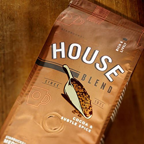 STARBUCKS HOUSE BLEND WHOLE BEAN COFFEE MEDIUM ROAST 227g Amazon