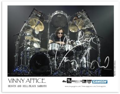 Vinny Appice Heaven & Hell Autographed 2009 Mini Poster (8.5x11) - Color