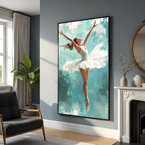 Décoration murale pour la maison moderne avec affiche de danseuse et tableau de ballet