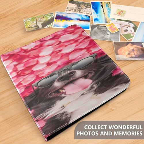 Álbum de Fotos Autoadhesivo Scrapbook DIY Rosas Día de San Valentín Carpetas de 3 Anillos Álbum de Fotos 40 Páginas 8x10 para Memorias miniatura 5