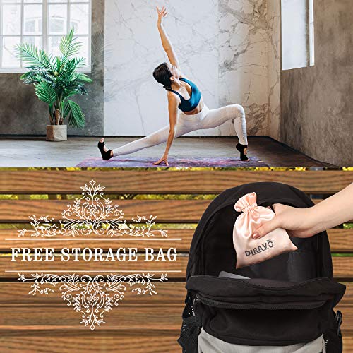 Yoga Socks For Women With Grips Non Slip Non Skid Sticky Socks For Pilates Barre Ballet Toeless Barefoot Socks Size 5-10 #TOP4