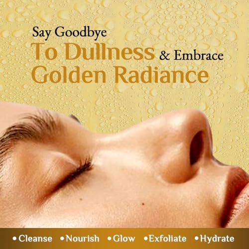 Image of Richfeel Gold Facial Kit | Bright & Glowing Skin | Parlour Like Instant Glow With The Goodness Of Gold Foils| 30 g Pack of 2 Kit 5X6G Pack of 2