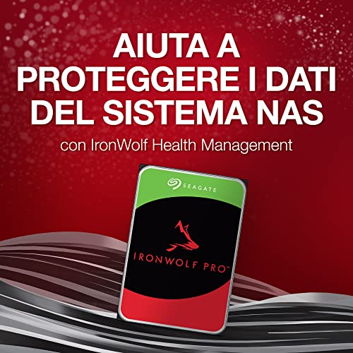 Image of Seagate IronWolf Pro 4TB, Internal Enterprise Hard Drive NAS HDD, CMR, 3.5-Inch, SATA 6Gb /s, 7200RPM, 256MB Cache, Easy Open Services, Rescue Services (ST4000NTZ01)