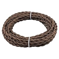 10 meter, textielkabel voor lamp, stofkabel 2-aderig (2 x 0,75 mm² 10 meter, textielkabel voor lamp, stofkabel 2-aderig (2 x 0,75 mm²