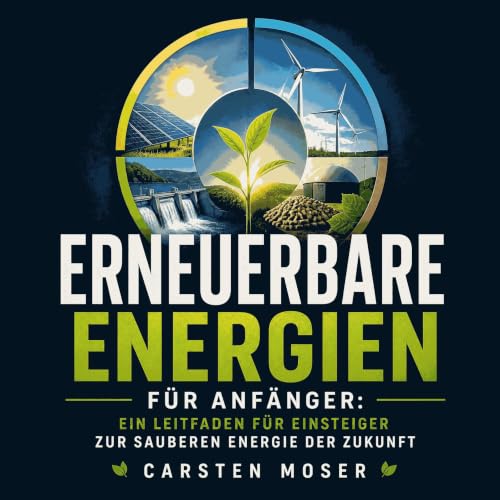 Erneuerbare Energien f&uuml;r Anf&auml;nger: Ein Leitfaden f&uuml;r Einsteiger zur sauberen Energie der Zukunft Titelbild