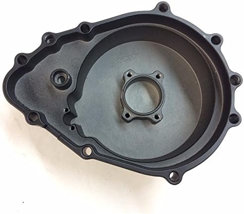 XKH- Motorcycle Billet Motor Engine Stator Cover Compatible with Kawasaki Zx6R 636 2003 2004 Black Left Side [B00Y7C4SKU]