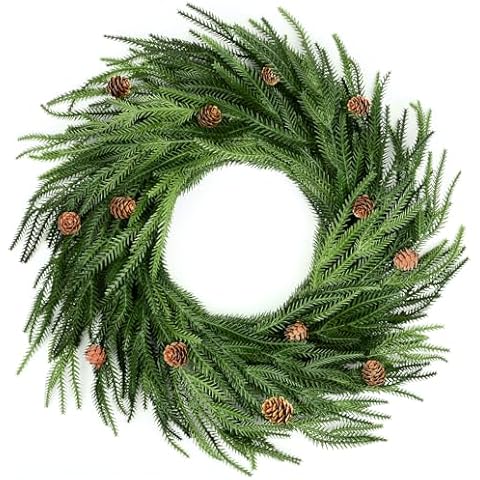 Real Touch Norfolk Pine Wreath by SAREAL Cover