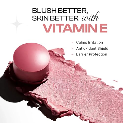 Image of Dream Beauty Nebula Cream Blush - Lagoon Pink | Peach Pink 3-in-1 Tint for Cheeks, Lips & Eyes | Dewy Finish | Hand Blendable | Lightweight & Buildable | 7.5g