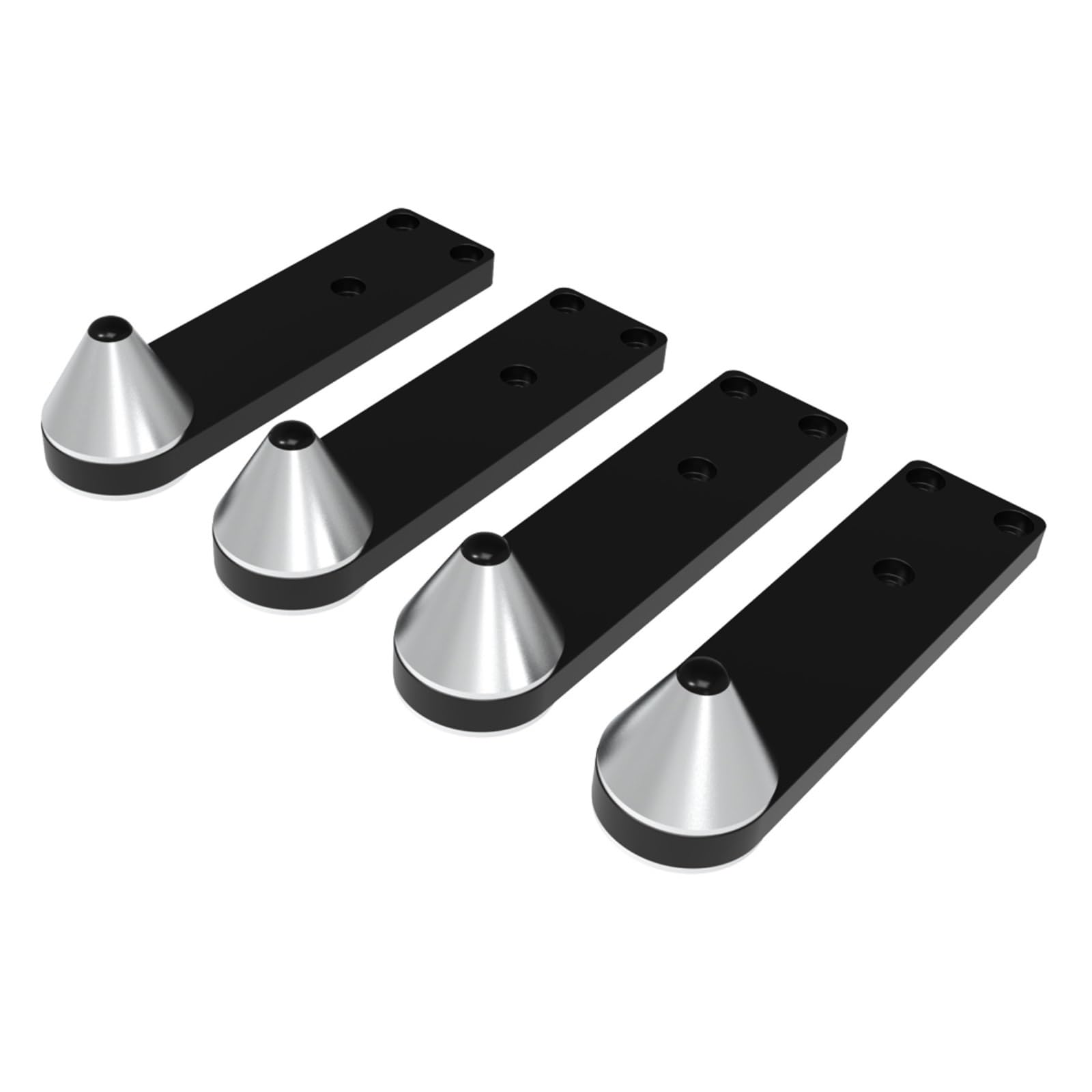 Inox SpeakerSpike Piedino for supporto for altoparlante 2/4 pezzi | Subwoofer Staffa a punta antiurto Altoparlante Spike Ammortizzatore Stud Trip(2pcs)