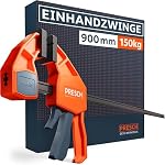 PRESCH – PRESCH Einhandzwinge 900mm – Schnellspannzwinge mit 150kg Sp