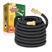 Flexi Hose 100 FT Lightweight Expandable Garden Hose | Ultimate No-Kink Flexibility - Extra Strength with 3/4 Inch Solid Brass Fittings & Double Latex Core | Rot, Crack, Leak Resistant