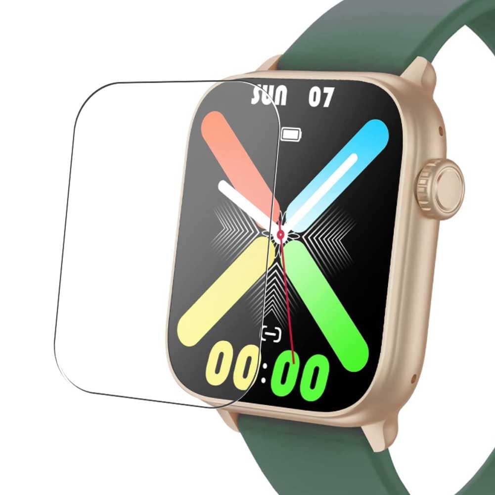Puccy 3 Pack Screen Protector, compatible with Muzaria SW209 1.83" Smart Watch smartwatch TPU Film Guard （ Not Tempered Glass Protectors）