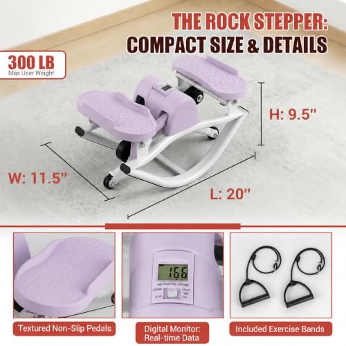 Image of Rock Stepper Side to Side, 300 LBS Capacity, Side Stepper Exercise at Home