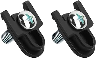 WR01X39781 Refrigerator Door Handle Fastener & for Fits GE Refrigerator Freezer Handle Replacement Parts Compatible Model AP7175647 WR01X25070（2 Pcs） (Black)