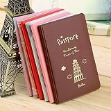 BTKNOO 1 pc 6 Couleurs Simple Travel ID et Porte-Documents Utility Cover en Cuir de Passeport dans Le Monde Entier Magasin, Chat