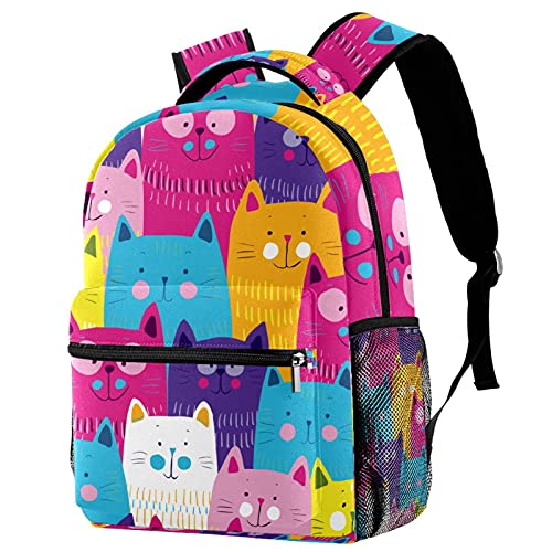Sac à dos de voyage chat enfant garçon fille avec gourde