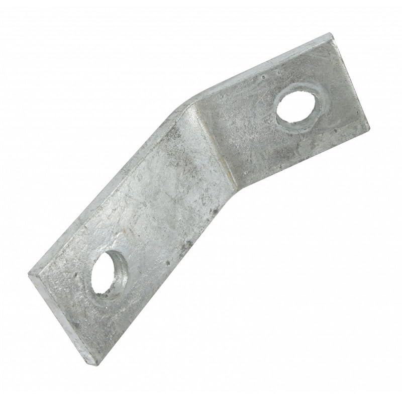 Electrical Galvanised Steel Channel (Strut) & Accessories (58 x 75mm 45° Obtuse Angle Bracket) — image 1