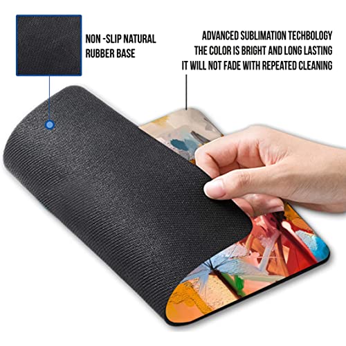 Image of PAPER PLANE DESIGN Mouse Pad Designer Anti Skid Mouse Pads for Desktop and Laptop Computers. D296