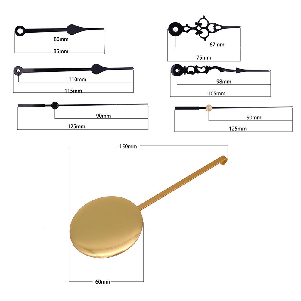 DIY Uurtijd Swing Beweging Quartz Slinger Trigger Klok Chime