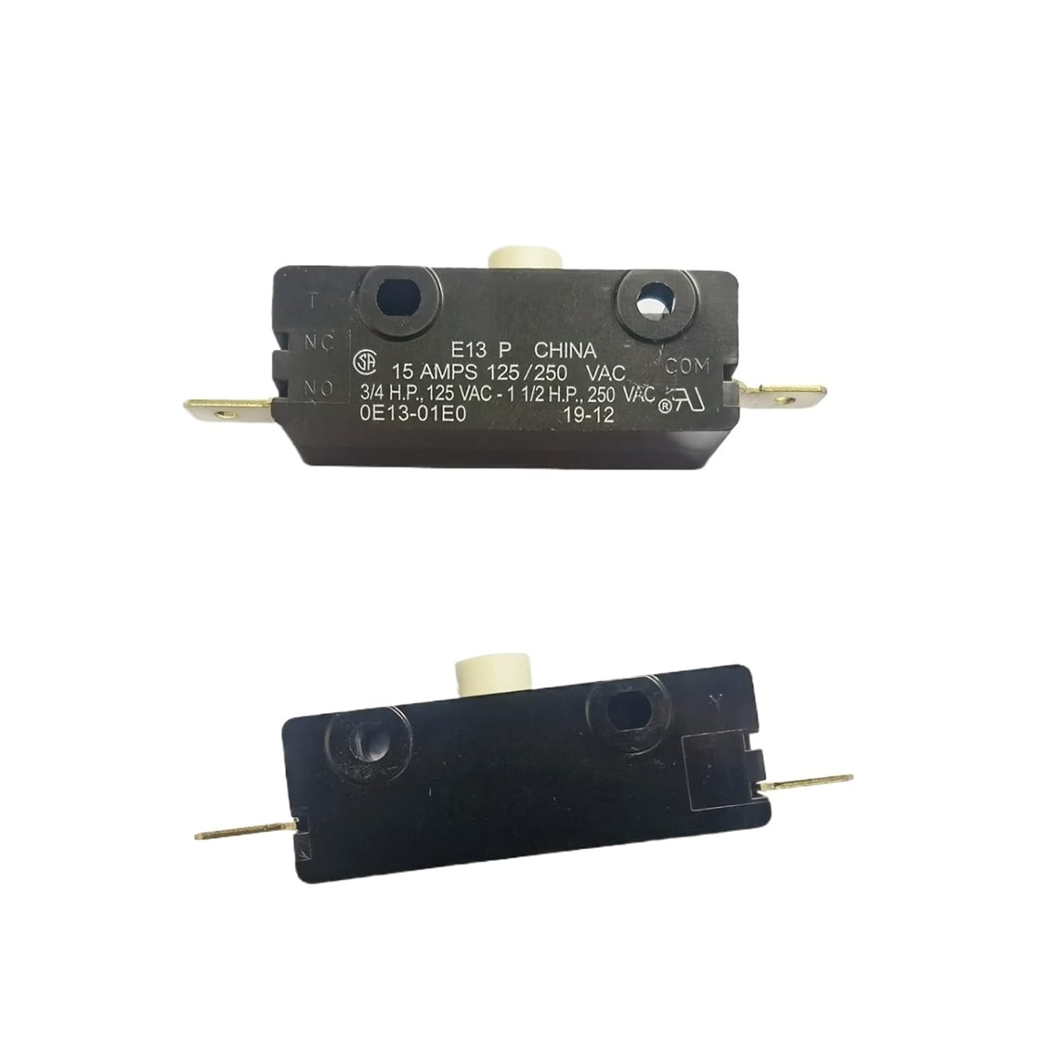E13 P 15A 125VAC/250VAC Button Switch Instead of J-108 Normally Open 2pin