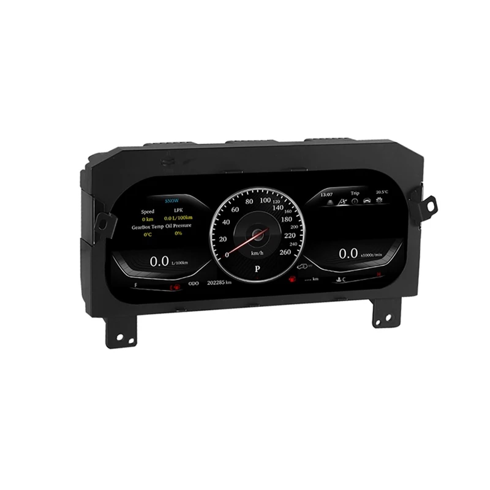 Auto LCD-display display, 12,3 inch digitaal cluster instrument voor auto dashboard LCD snelheidsmeter weergave automotive snelheidsmeter